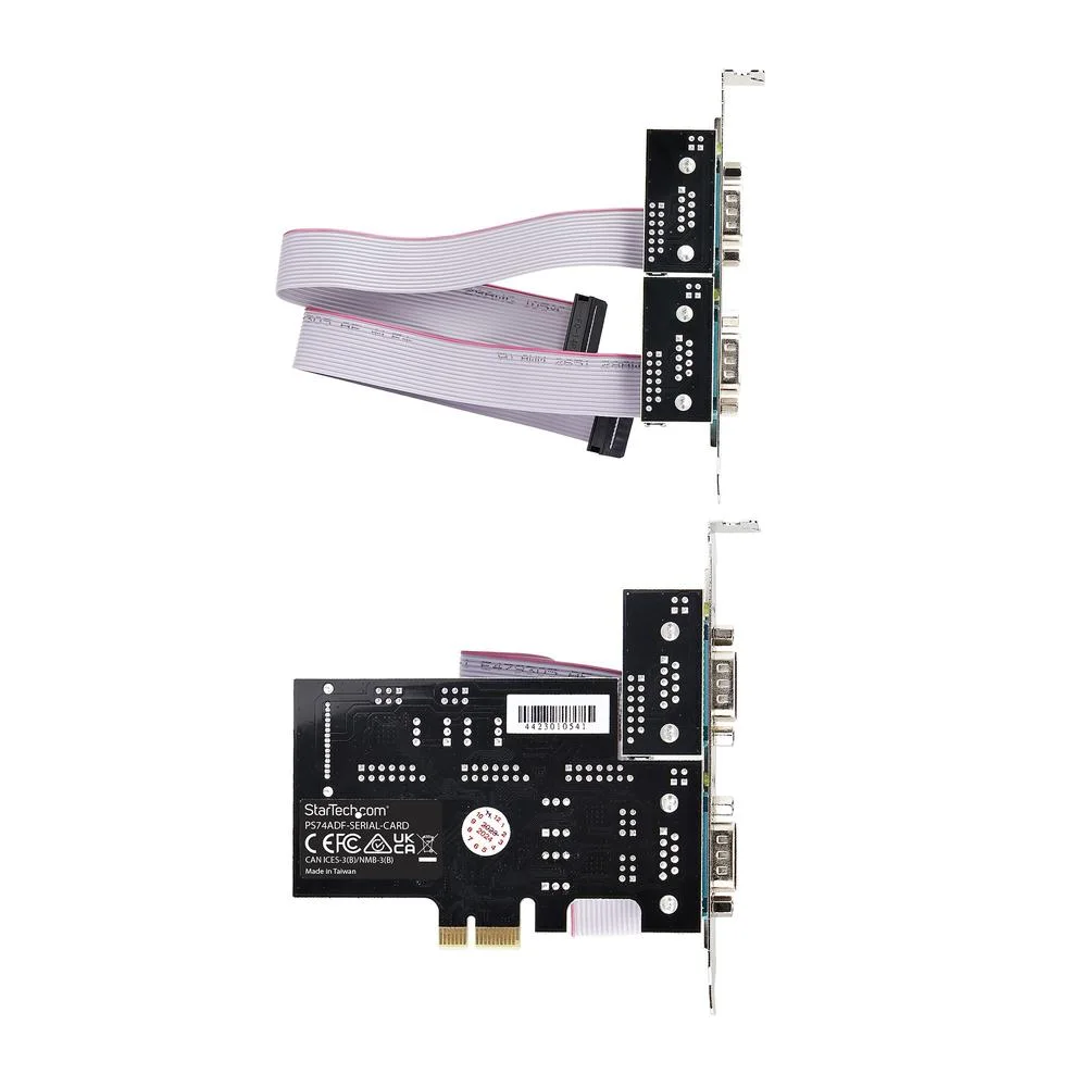 Carte de ports Startech PS74ADF - série - carte 4x RS232