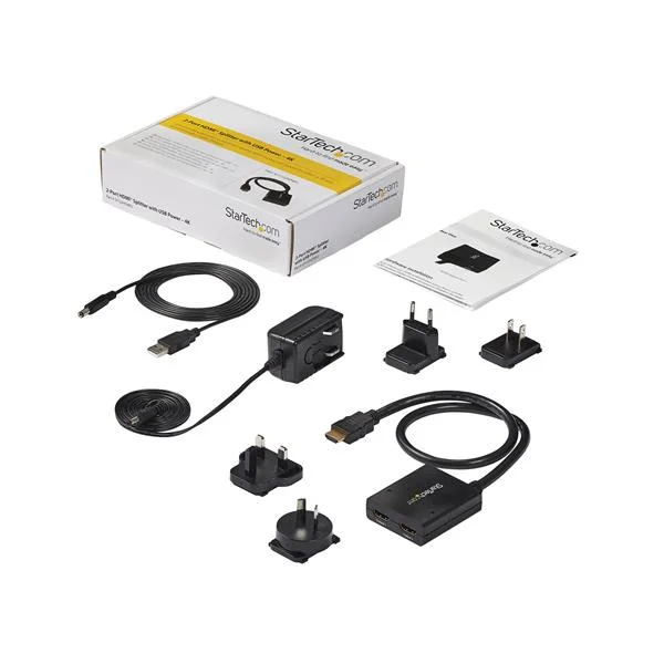 4K Startech HDMI 分流器 男性 - 女性 2