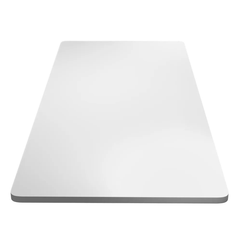 planche nature étendue en bois mdf blanc Extended nature board in white MDF wood