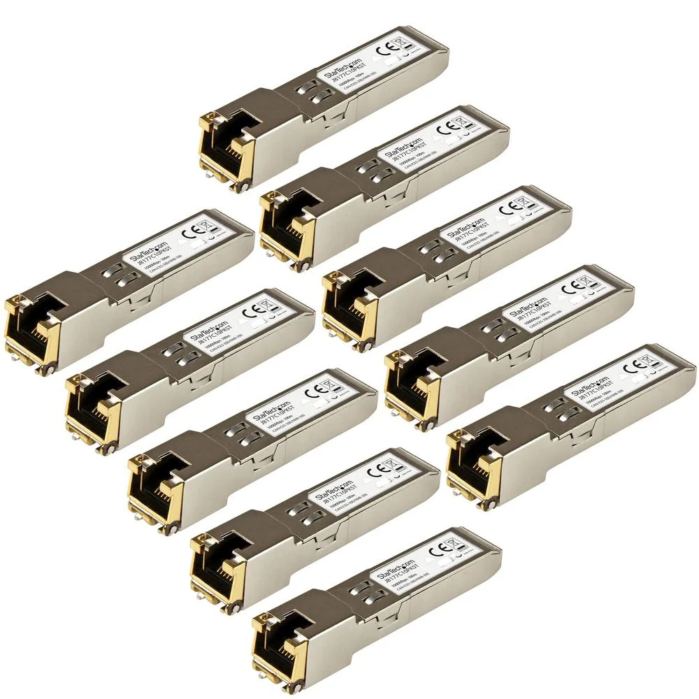 Module émetteur-récepteur Startech j8177c10pkst 10 SFP