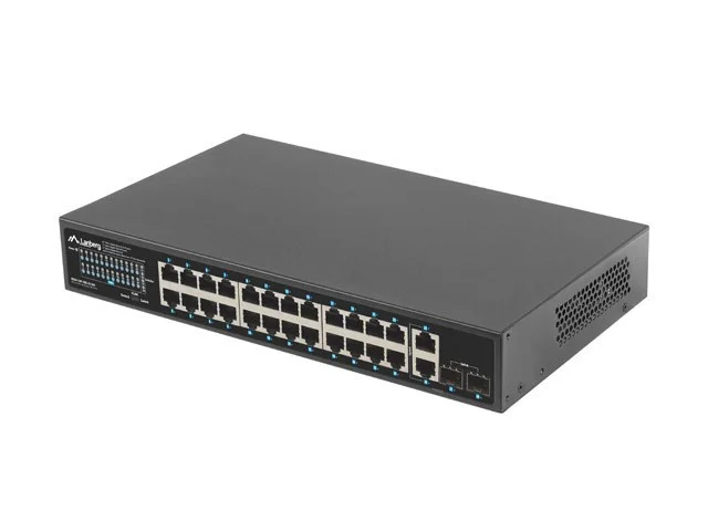 commutateur lanberg 24 ports 1go poe+ Lanberg Switch 24 ports 1go poe+