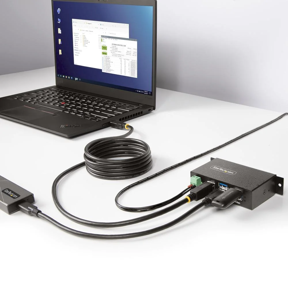 hub usb startech 5g4aindrm usb a hub 4 ports Hub USB Startech 5g4aindrm - USB - A - Hub 4 ports