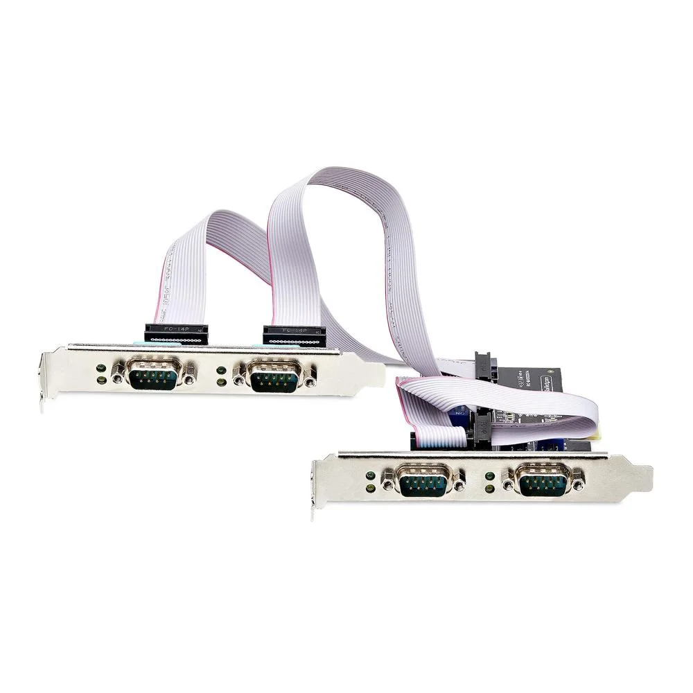 Carte de ports Startech PS74ADF - série - carte 4x RS232
