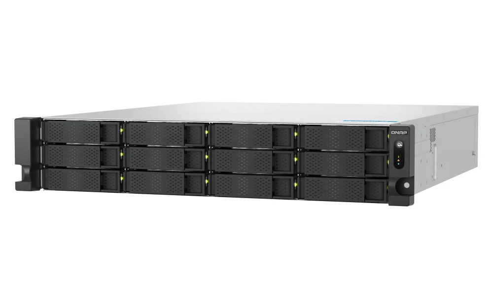 serveur nas qnap ts h1277axu rp r7 32g 12 baies QNAP TS-H1277AXU-RP-R7-32G 12-Bay NAS Server