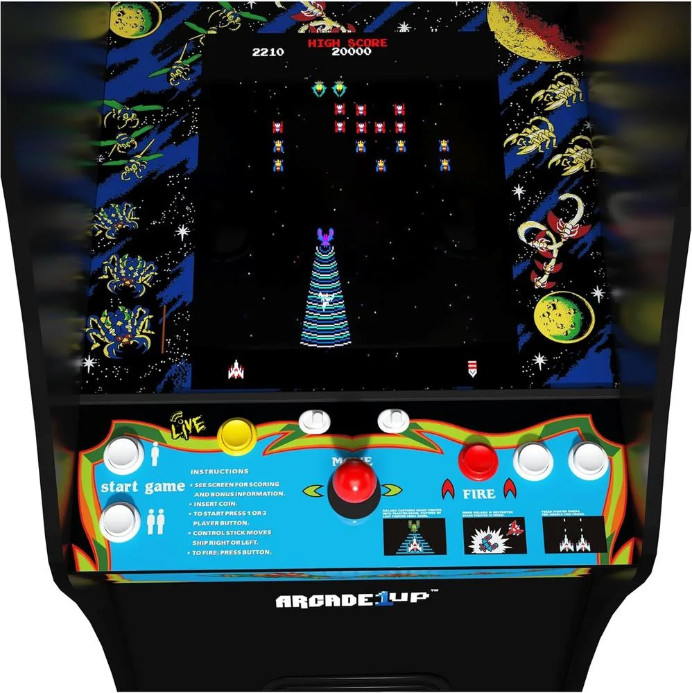 Galaga 1up Luxury Arcade Machine Galaga 1up Luxury Arcade Machine