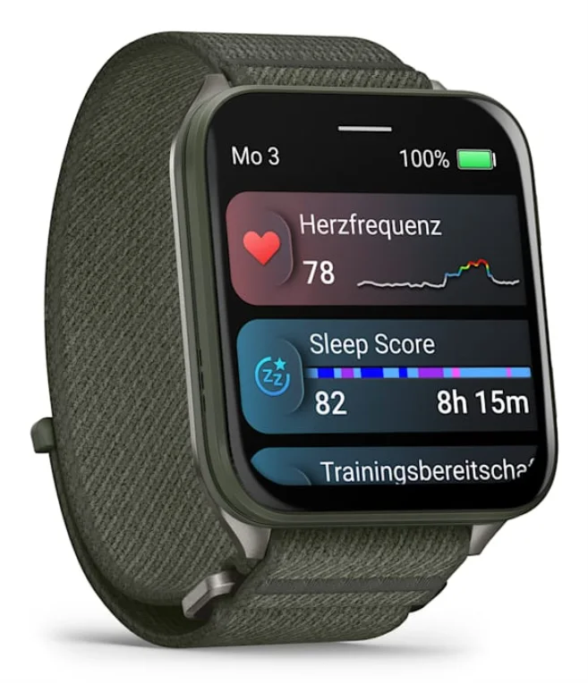 Montre connectée Garmin Venu X1 verte