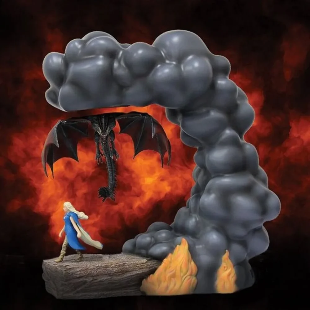 Figurine en lévitation de Drogon, tirée de Game of Thrones