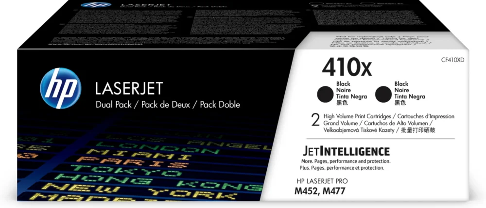 pack de toner haute capacité pour imprimante hp laserjet 410x HP LaserJet 410x 高容量打印机