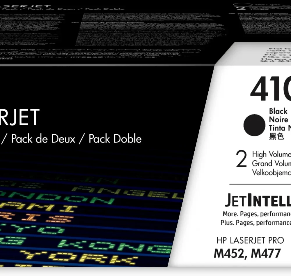 pack de toner haute capacité pour imprimante hp laserjet 410x HP LaserJet 410x 高容量打印机