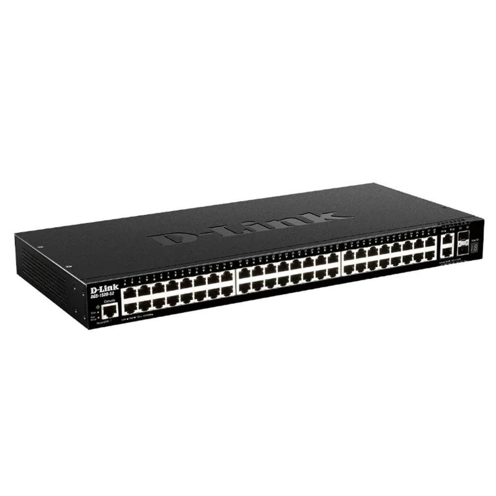 routeur d link dgs 1520 52 et 52 ports Enrutador D-link dgs-1520-52 y 52 puertos