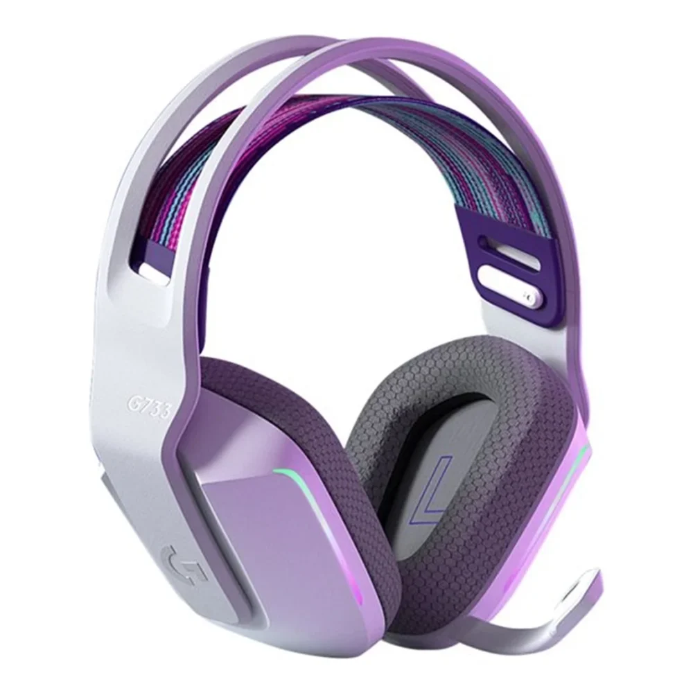 casque logitech g733 avec microphone Logitech G733 Auricular com microfone