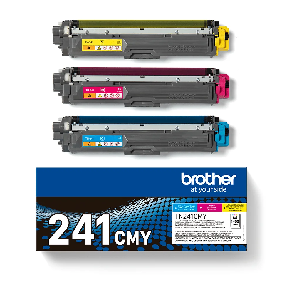 pack de toner brother tn241cmy Brother TN241CMY Toner Pack