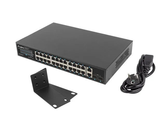 commutateur lanberg 24 ports 1go poe+ Lanberg Switch 24 ports 1go poe+