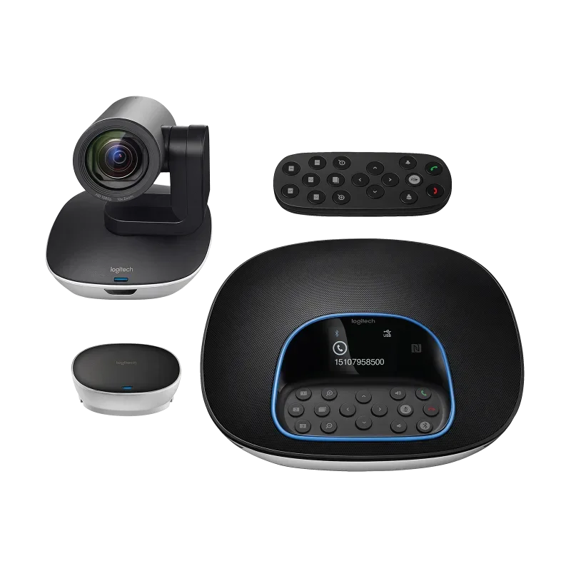 Groupe de webcams Logitech Conferencecam – vue produit 11 groupe de webcams logitech conferencecam