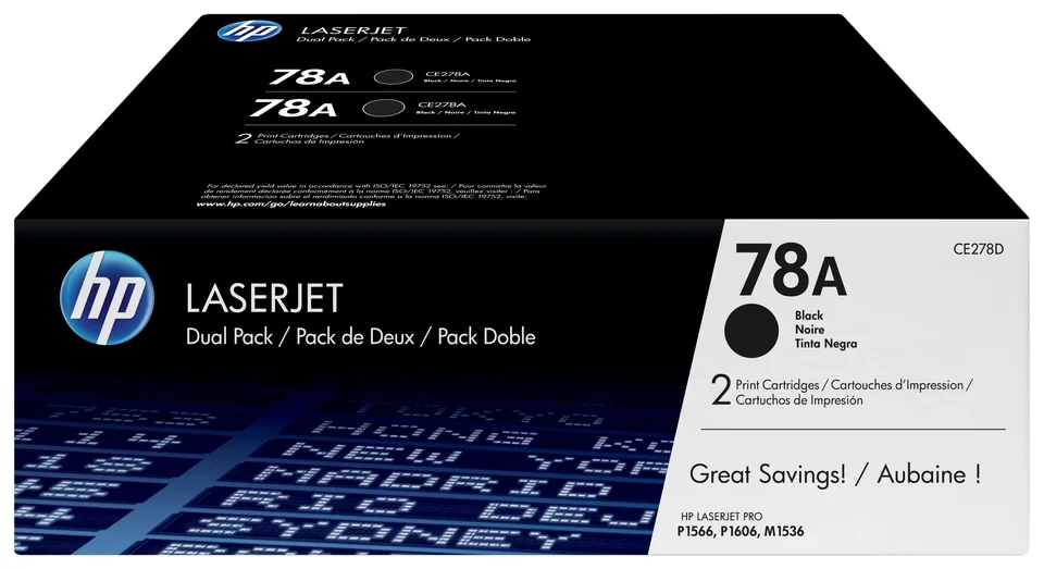 toner noir hp ce278ad n78a