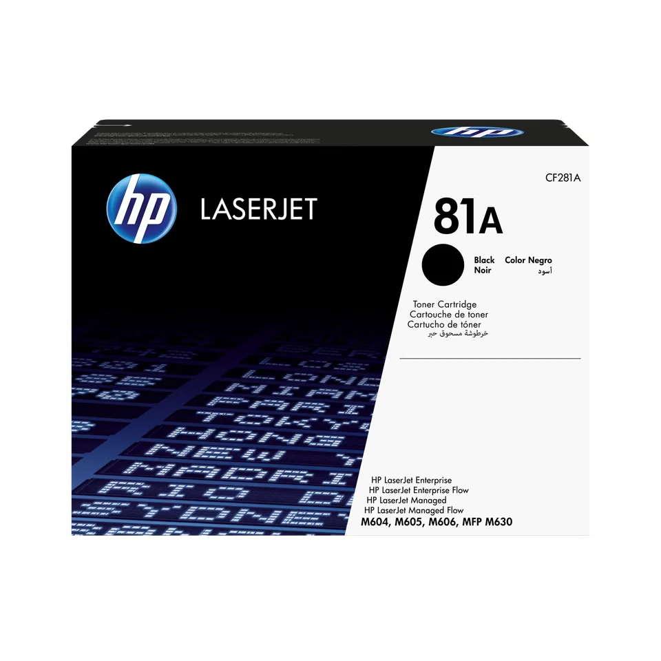 toner noir pour imprimante laser hp 81a cf281a