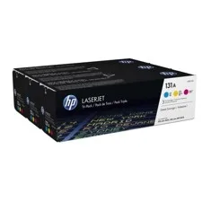 Packung mit 3 HP 113a Cyan Tonerkartuschen