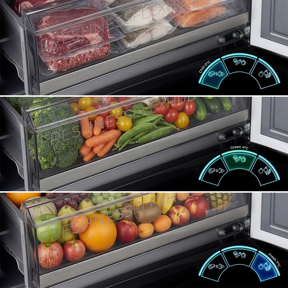 réfrigérateur congélateur cecotec bolero coolmarket combi 405 wl elite silex stone a frigorífico