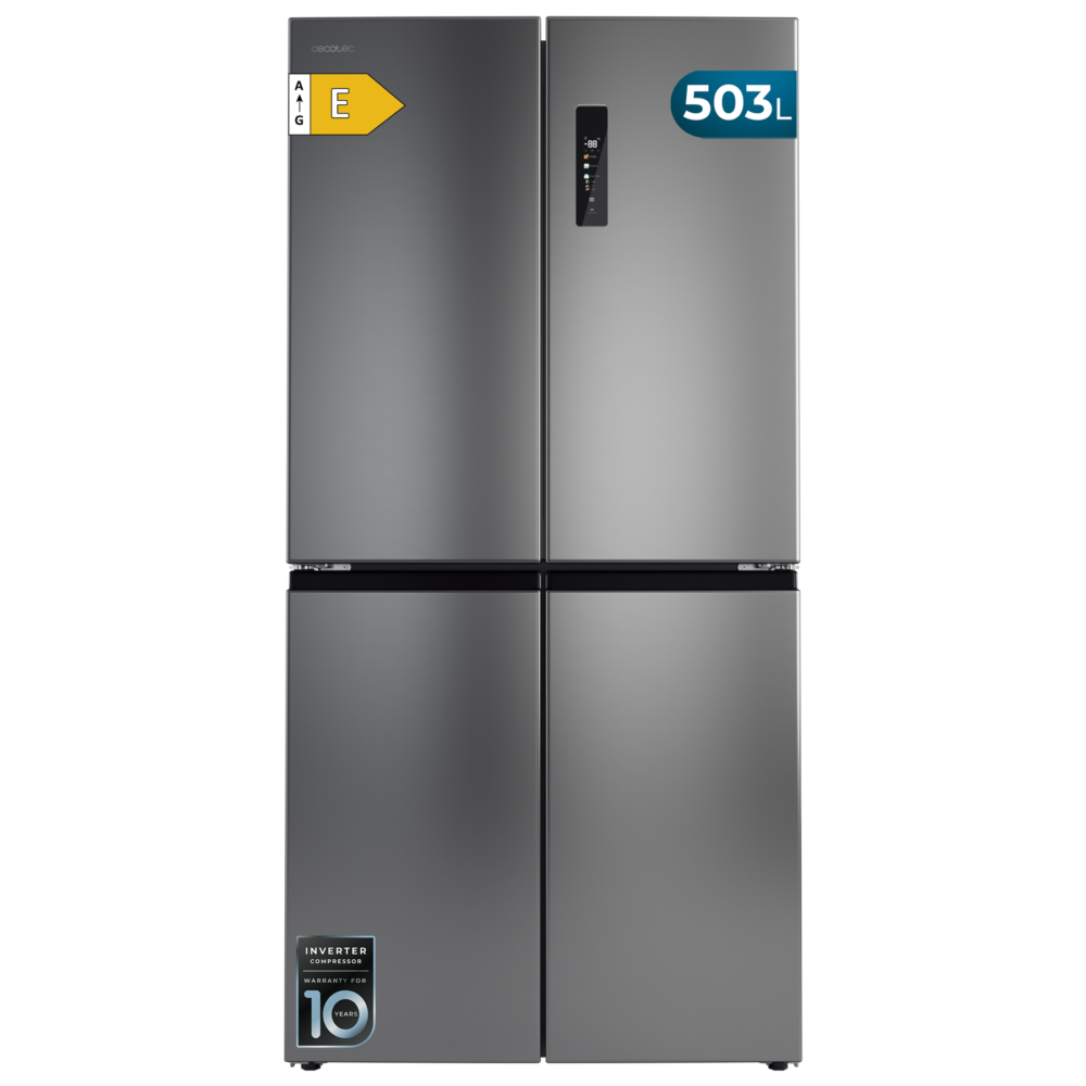 réfrigérateur cecotec bolero coolmarket 4d 503 inox e Réfrigérateur