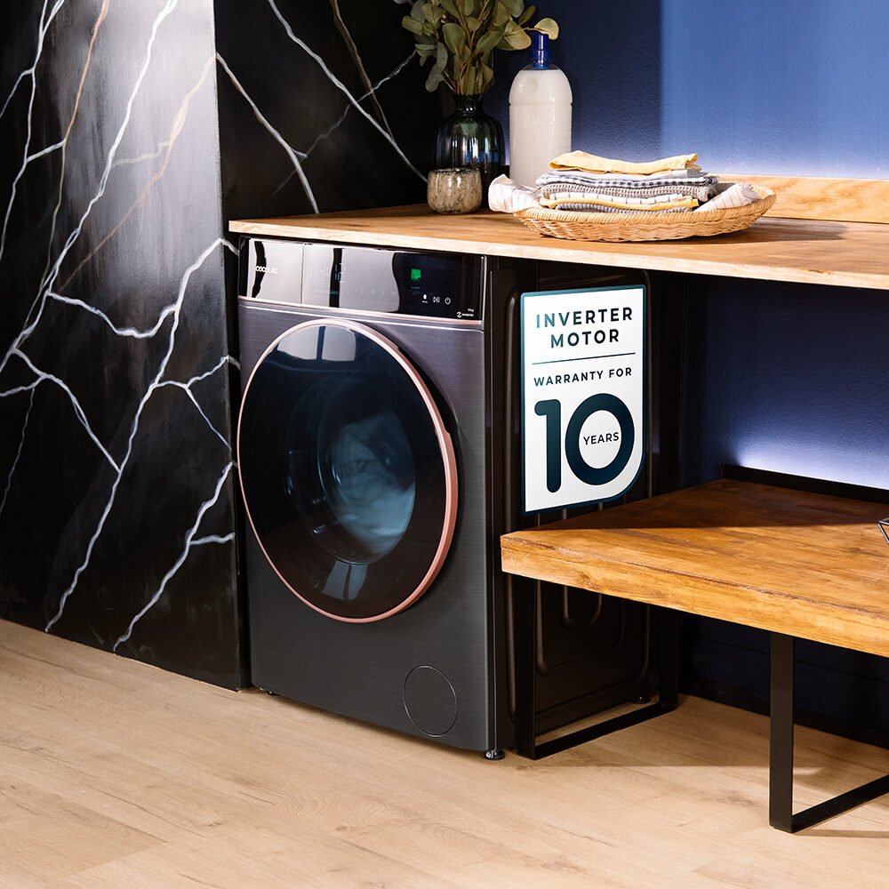 lave linge cecotec bolero dresscode 10900 autodose inverter fullcolor steel a Lave-linge Cecotec Bolero DressCode 10900 Autodose Inverter FullColor Steel A