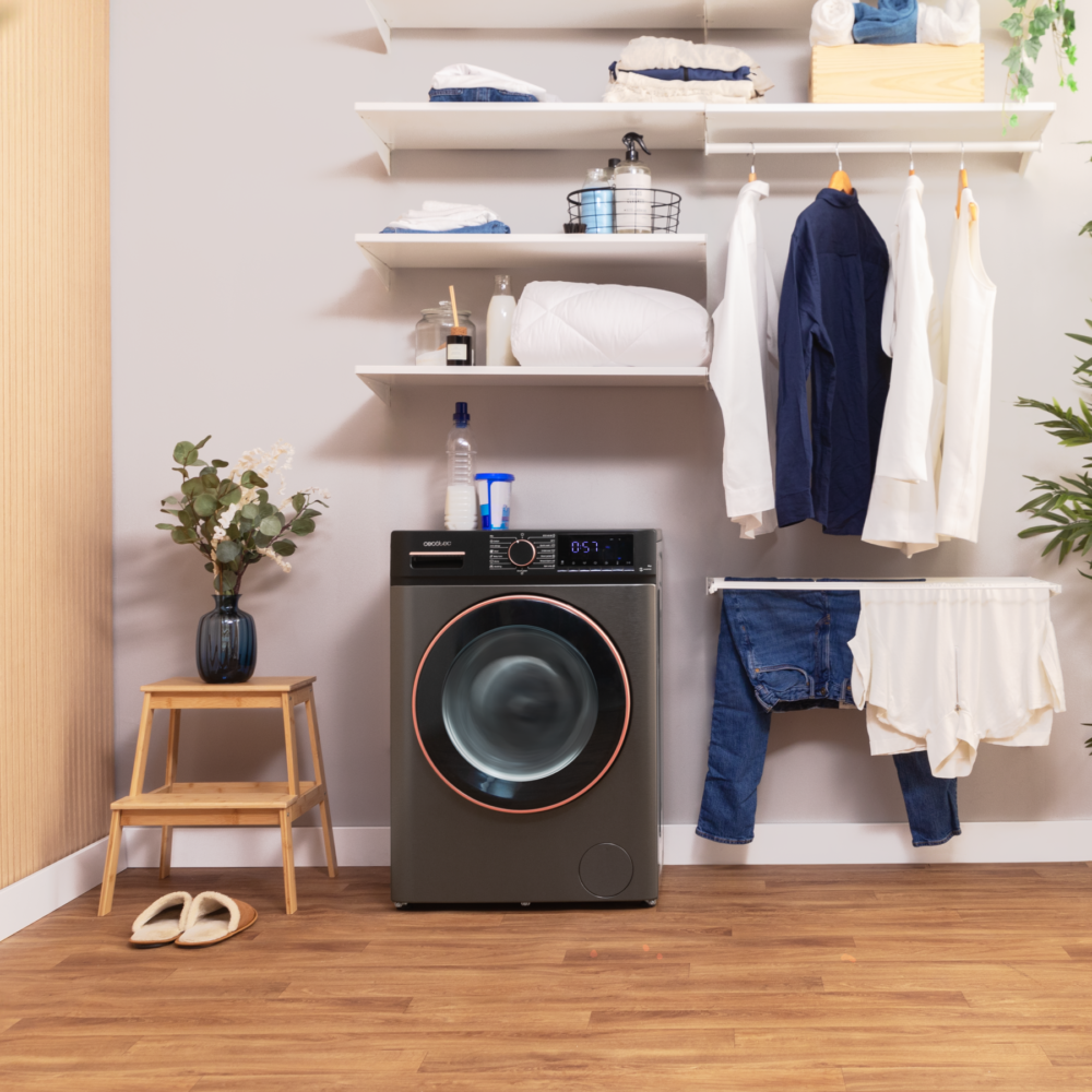 lave linge cecotec bolero dresscode 7610 inverter steel a Lavadora