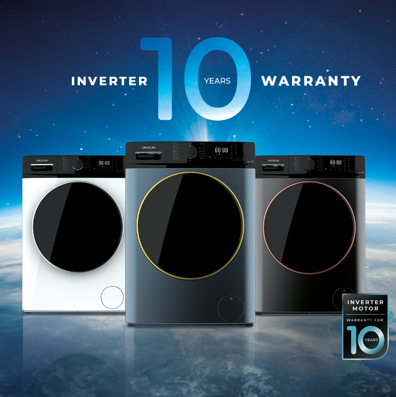 lave linge cecotec bolero dresscode 7610 inverter steel a Lavadora