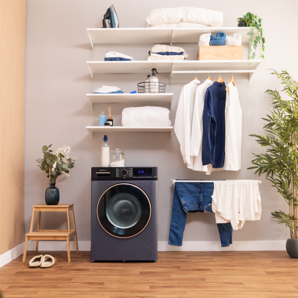 lave linge cecotec bolero dresscode 10610 inverter ice blue a Lave-linge