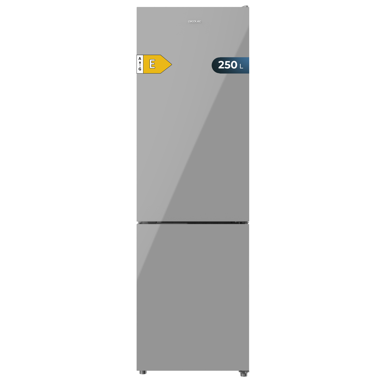 réfrigérateur cecotec bolero coolmarket combi 250 grey glass e Réfrigérateur