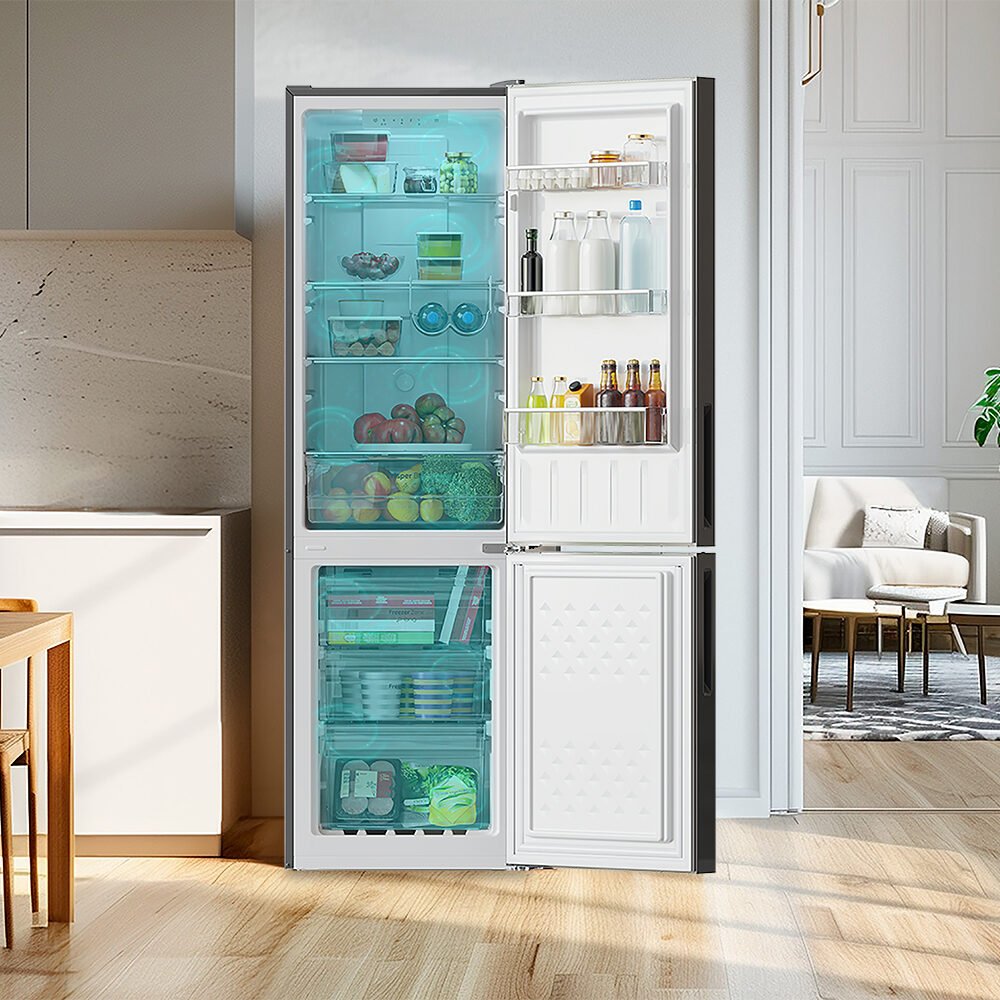 réfrigérateur cecotec bolero coolmarket combi 250 grey glass d Réfrigérateur