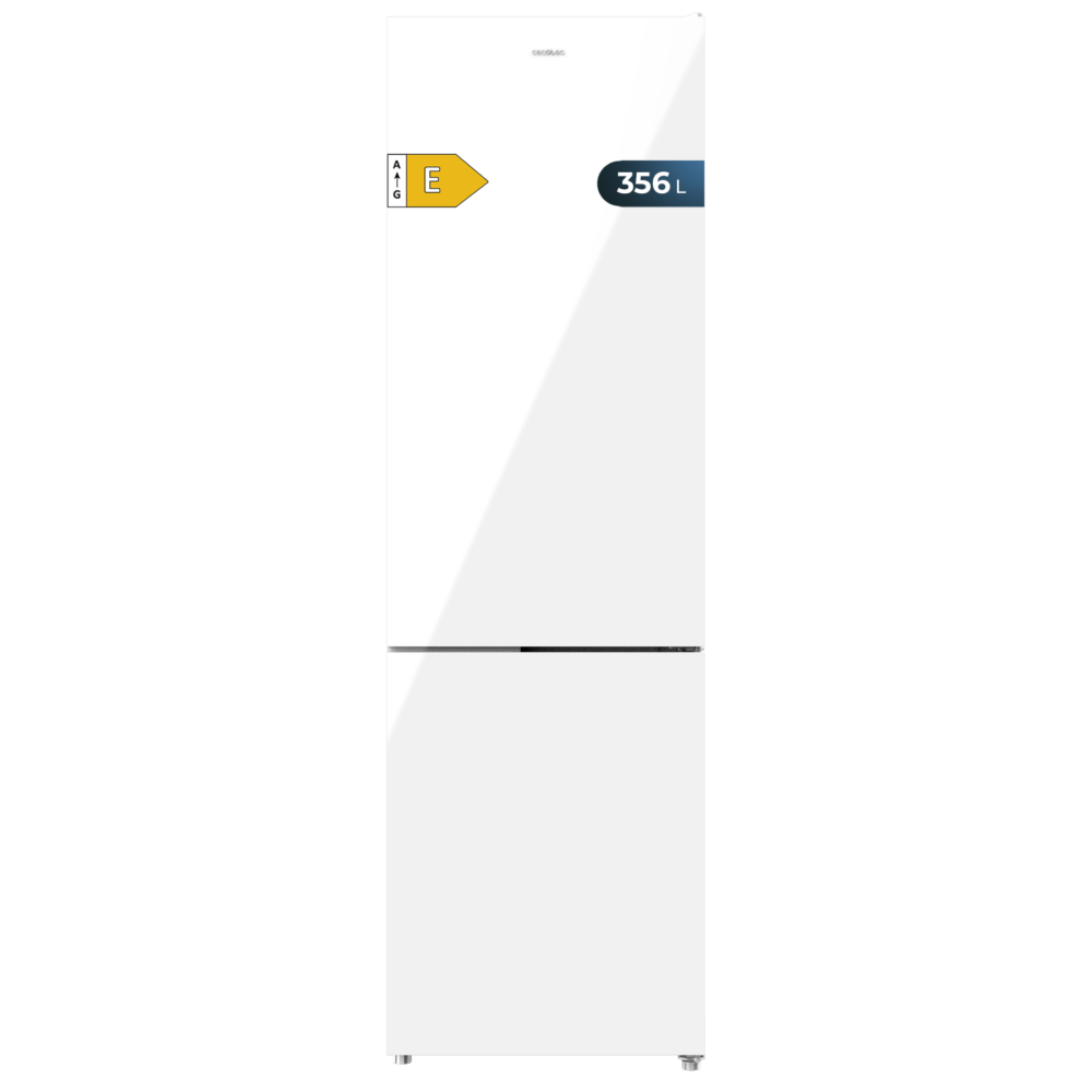 réfrigérateur cecotec bolero coolmarket combi 356 white glass e Réfrigérateur