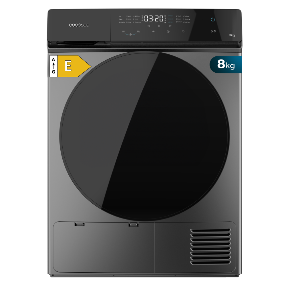lave linge cecotec bolero dresscode dry 8400 steel max Lave-linge