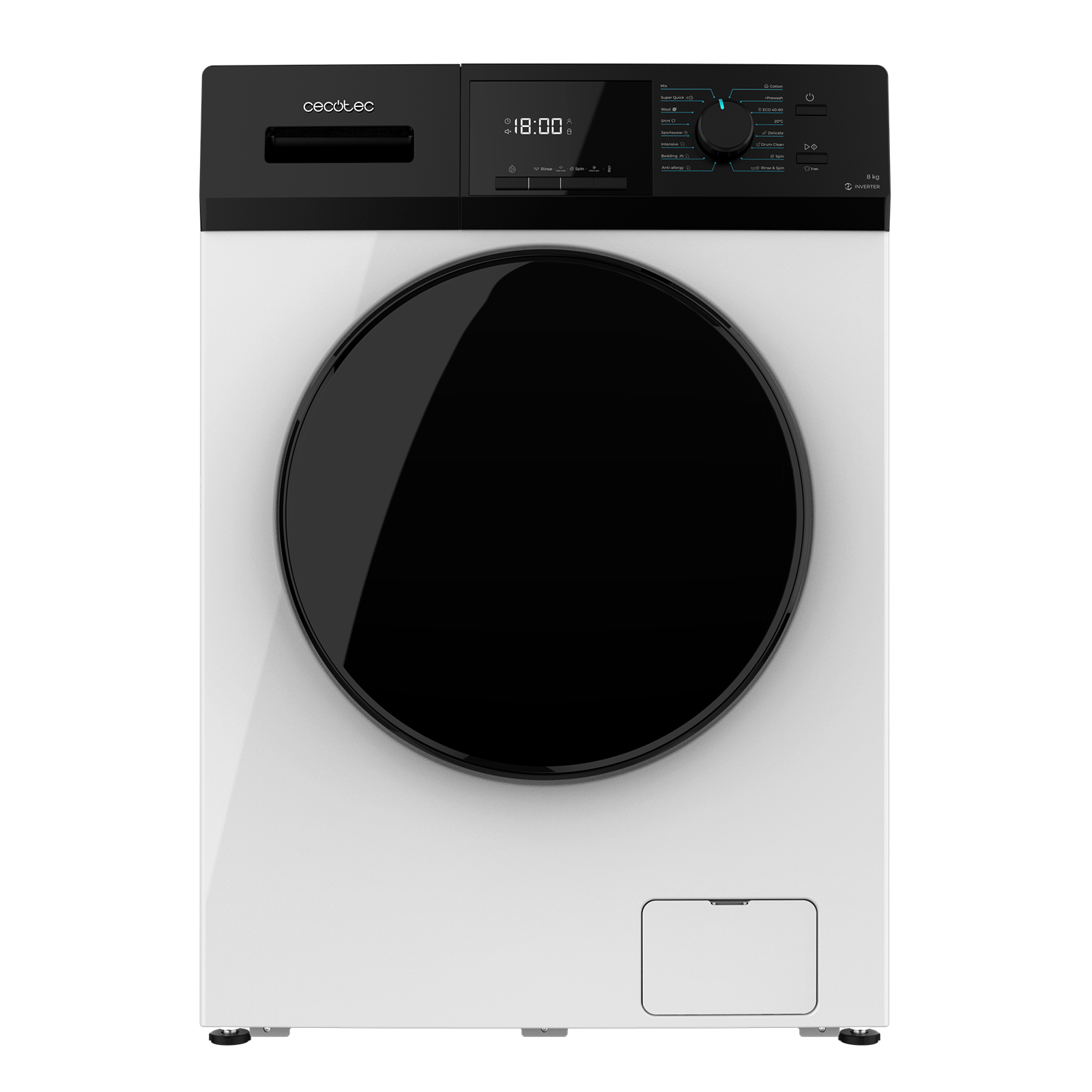lave linge cecotec bolero dresscode 8410 inverter a max 洗衣机