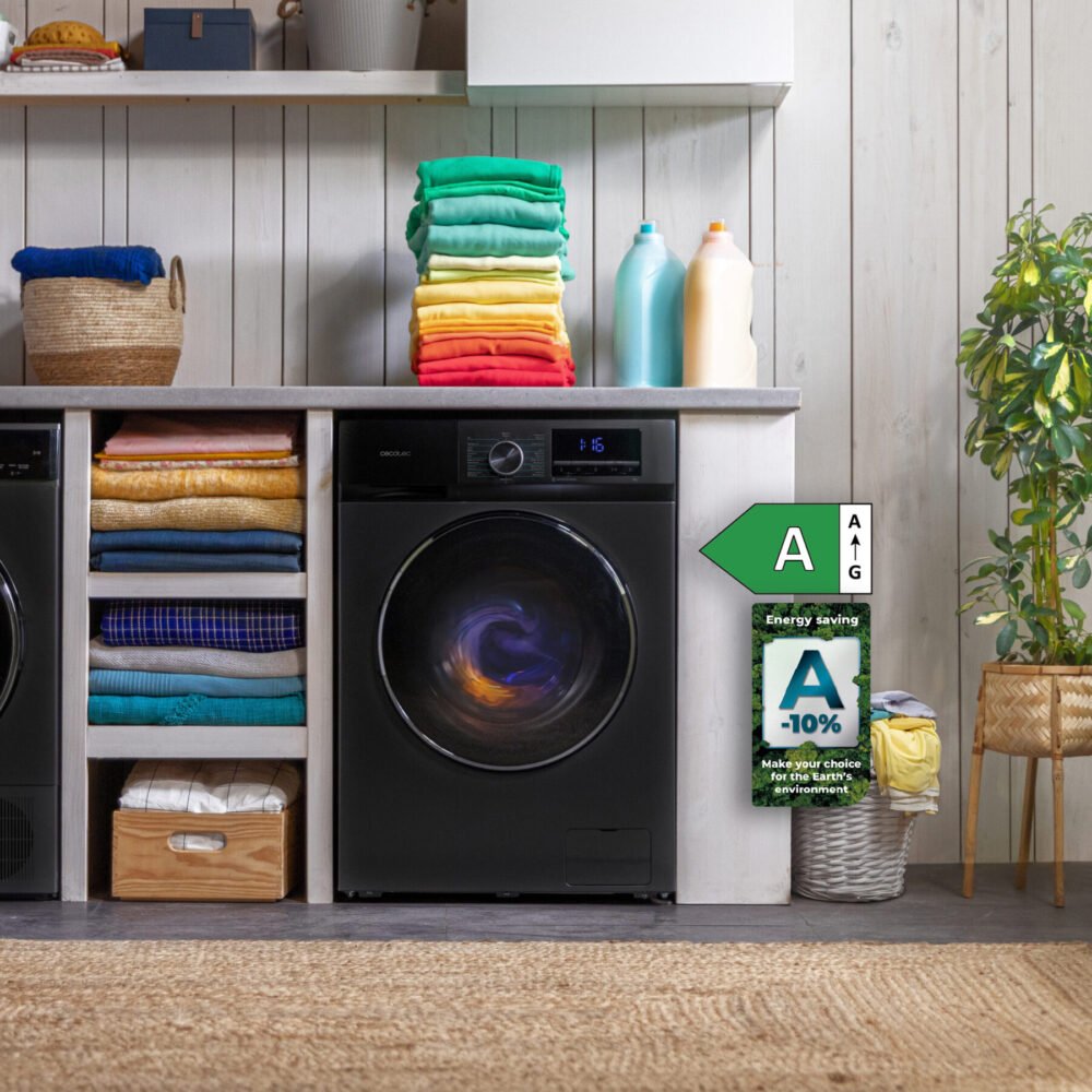 cecotec lave linge bolero dresscode 10500 inverter steel a 洗衣机