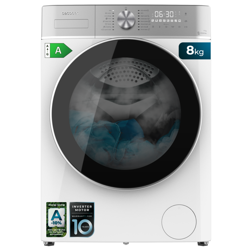 cecotec lave linge bolero dresscode 8800 inverter a Lave-linge