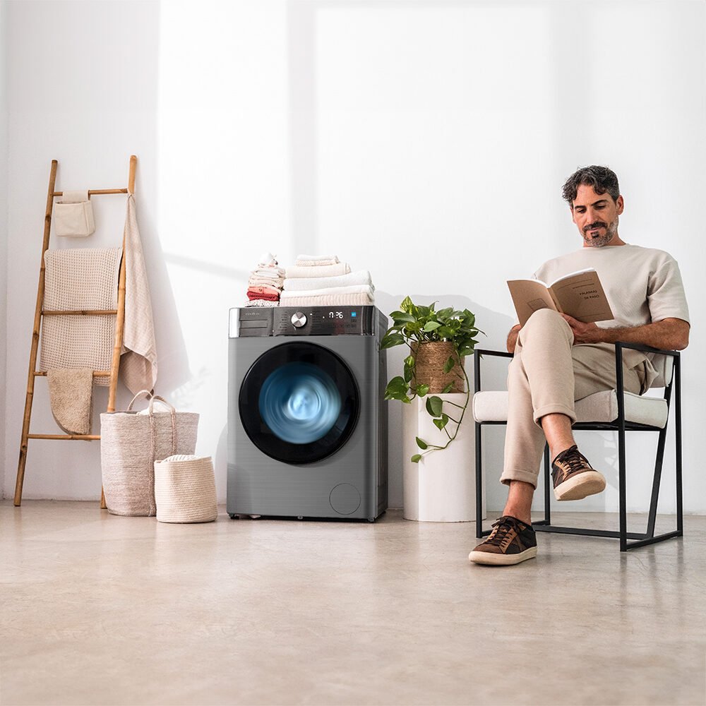 cecotec lave linge bolero dresscode 10800 inverter steel a Lave-linge