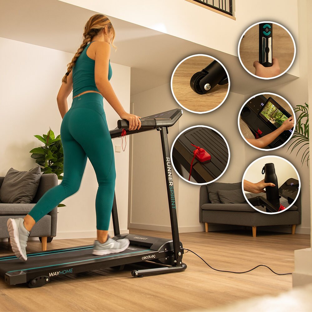 tapis de course cecotec drumfit wayhome 1000 runner sprint Tapis de course