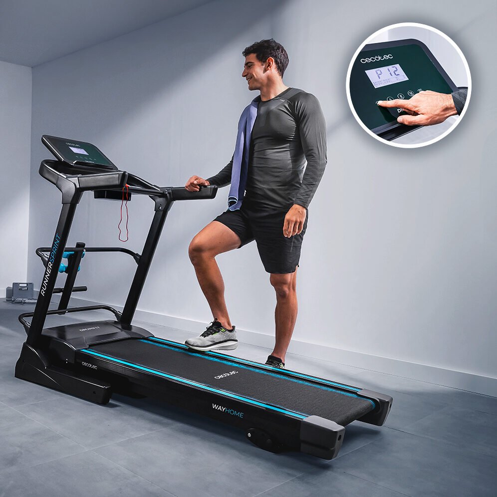 tapis de course cecotec drumfit wayhome 1800 runner sprint Tapis de course
