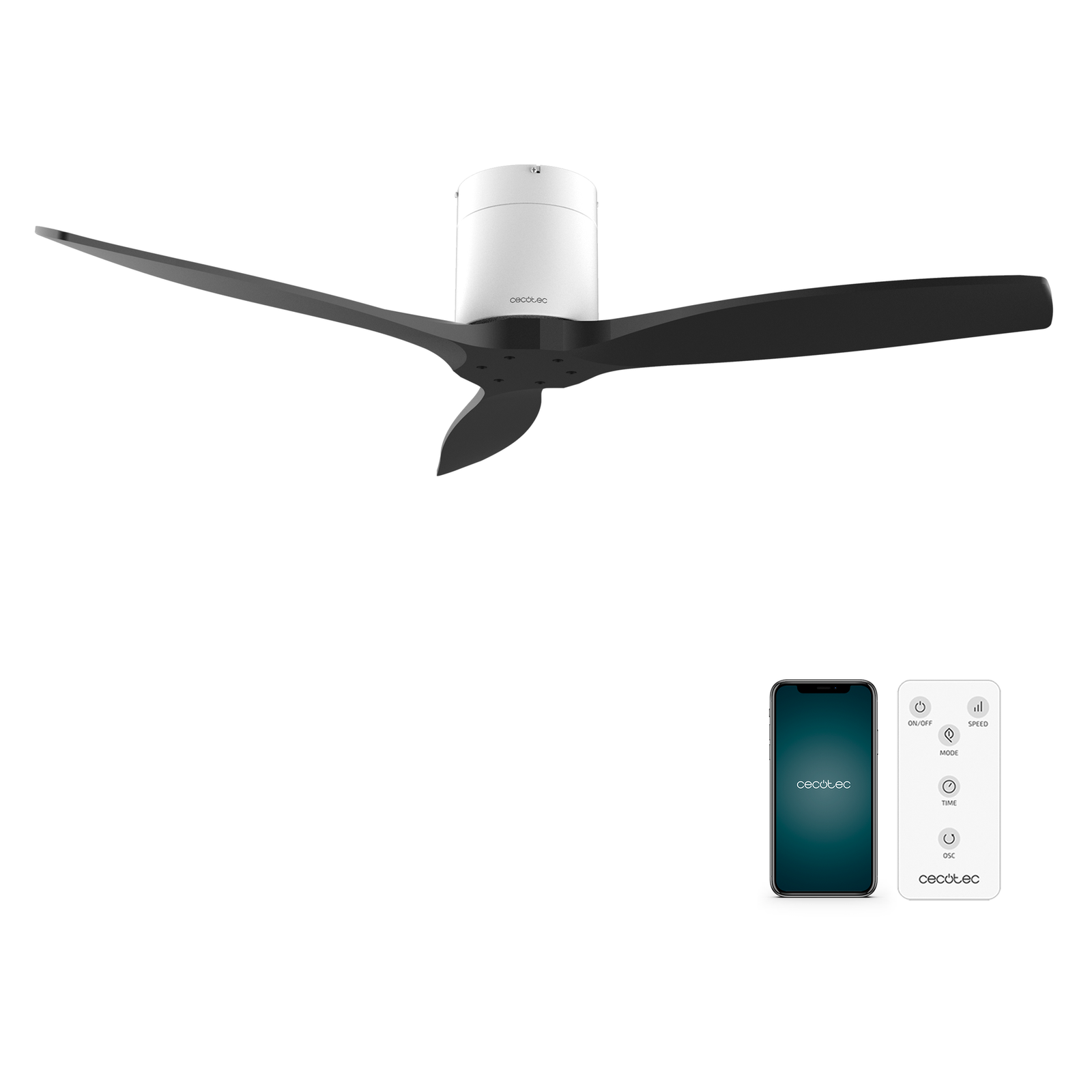 ventilateur cecotec energysilence aero 5500 aqua white&black connected Ventilateur