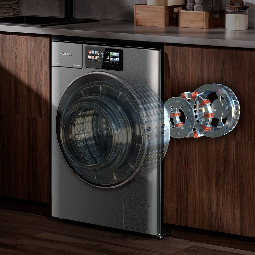 lave linge cecotec bolero dresscode 12950 autodose direct drive 3d steel Lave-linge