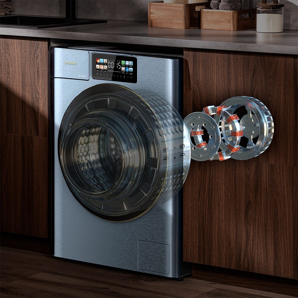 lave linge cecotec bolero dresscode 12950 autodose direct drive 3d titanium Lave-linge