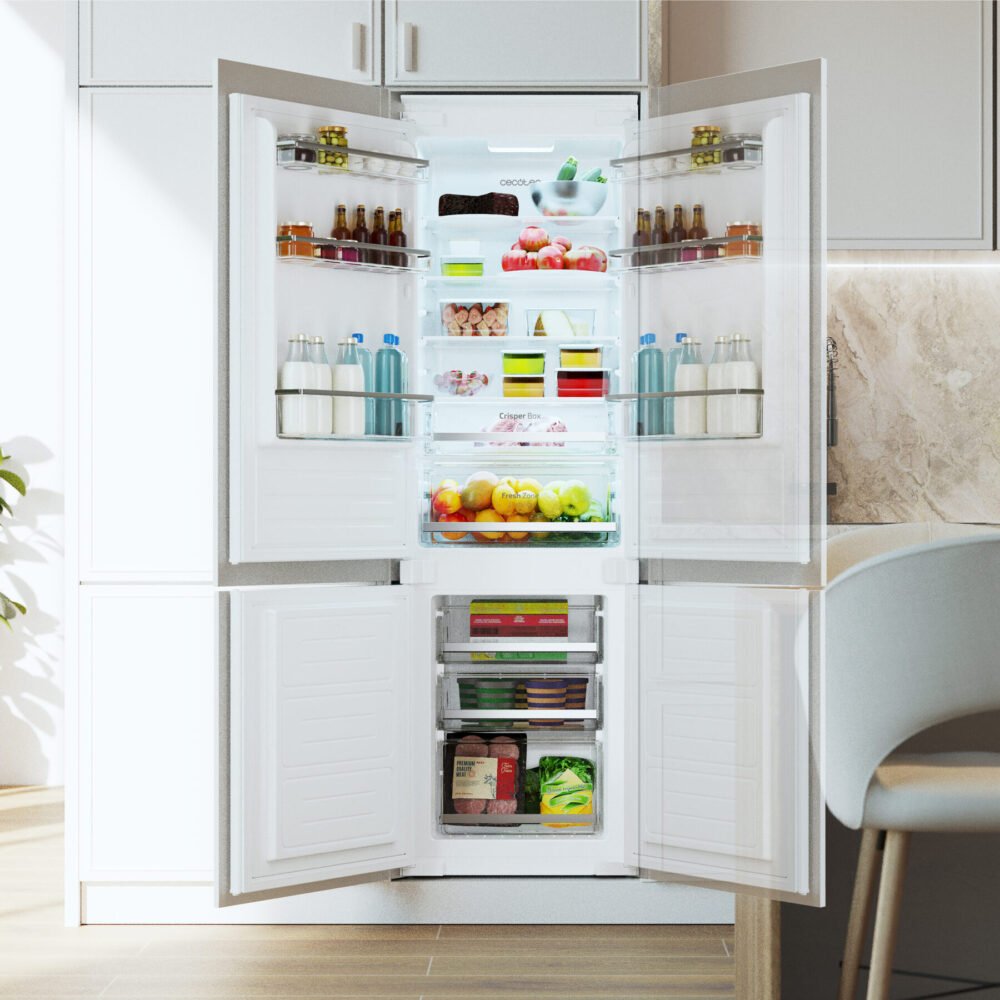 réfrigérateur cecotec bolero coolmarket combi bi s df 270 e 冰箱 冰箱
