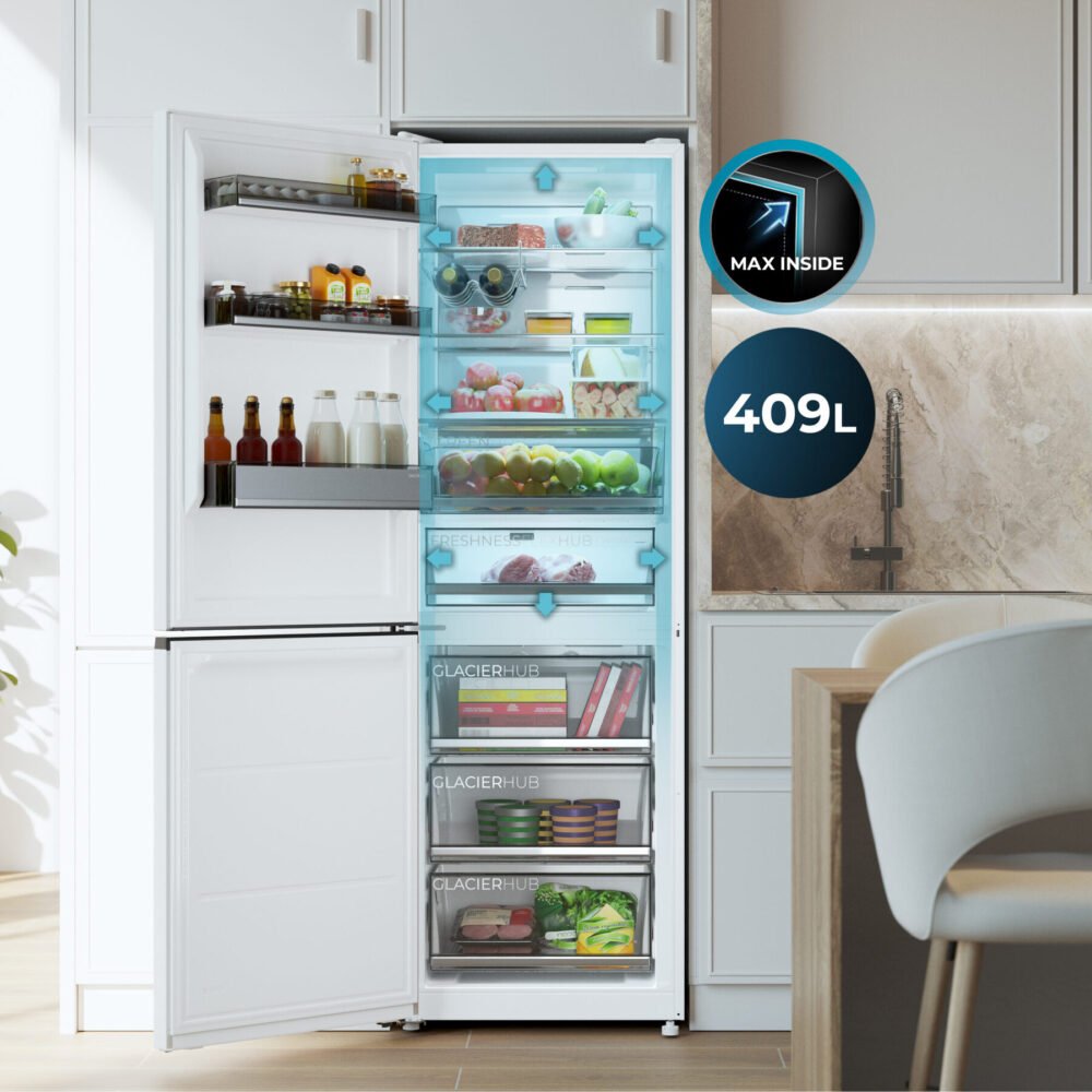 réfrigérateur cecotec bolero coolmarket combi 409 white c Réfrigérateur