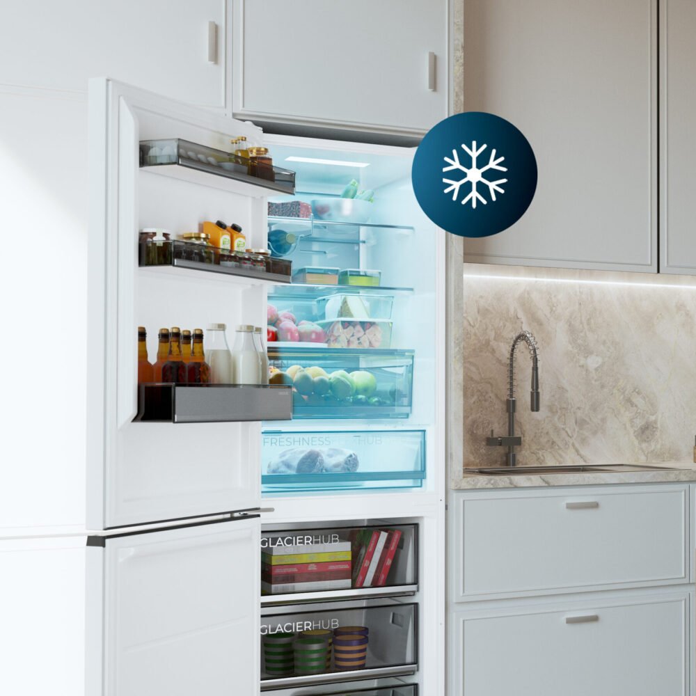 réfrigérateur cecotec bolero coolmarket combi 409 white c Réfrigérateur