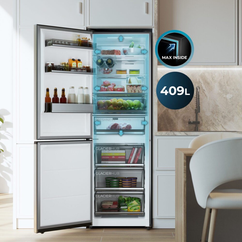 réfrigérateur cecotec bolero coolmarket combi 409 inox c Réfrigérateur