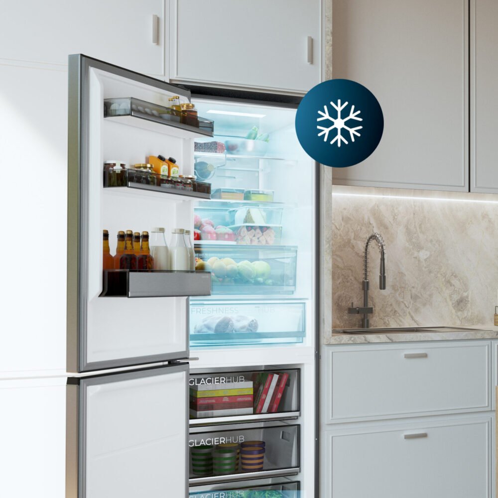 réfrigérateur cecotec bolero coolmarket combi 409 inox c Réfrigérateur