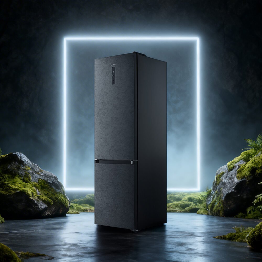 réfrigérateur cecotec bolero coolmarket combi 405 wl elite onyx stone d Réfrigérateur
