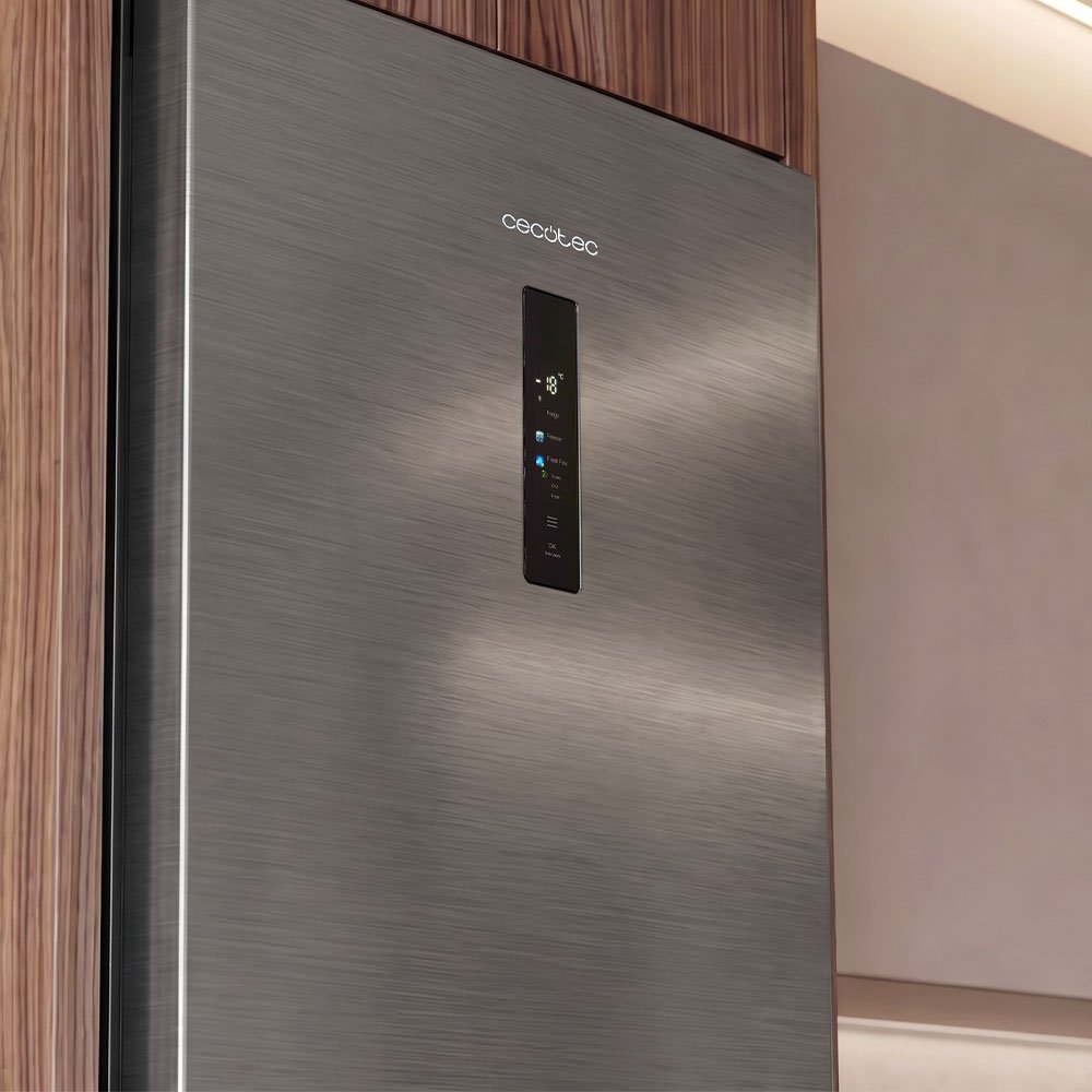 réfrigérateur cecotec bolero coolmarket combi 405 wl elite black peach d Réfrigérateur