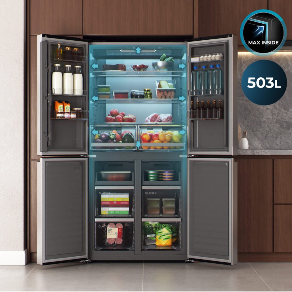 réfrigérateur cecotec bolero coolmarket 4d 503 inox d Réfrigérateur