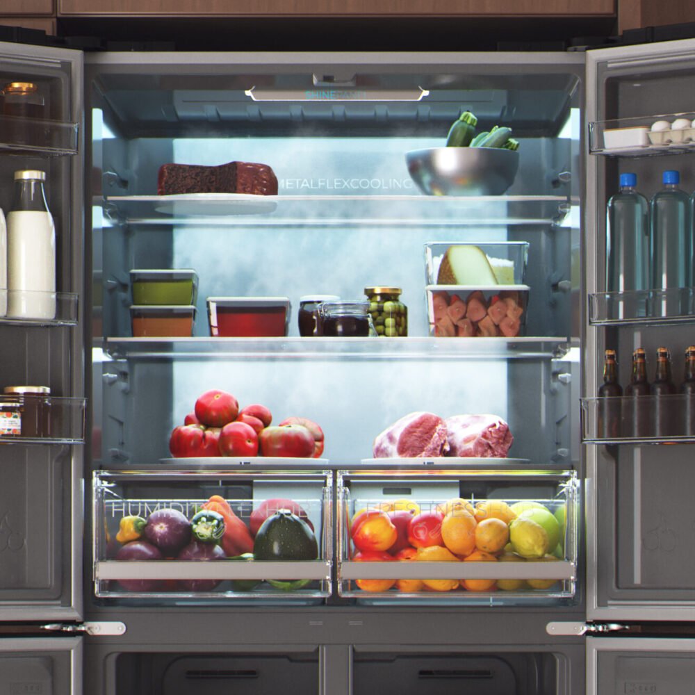 réfrigérateur cecotec bolero coolmarket 4d 503 inox d Réfrigérateur