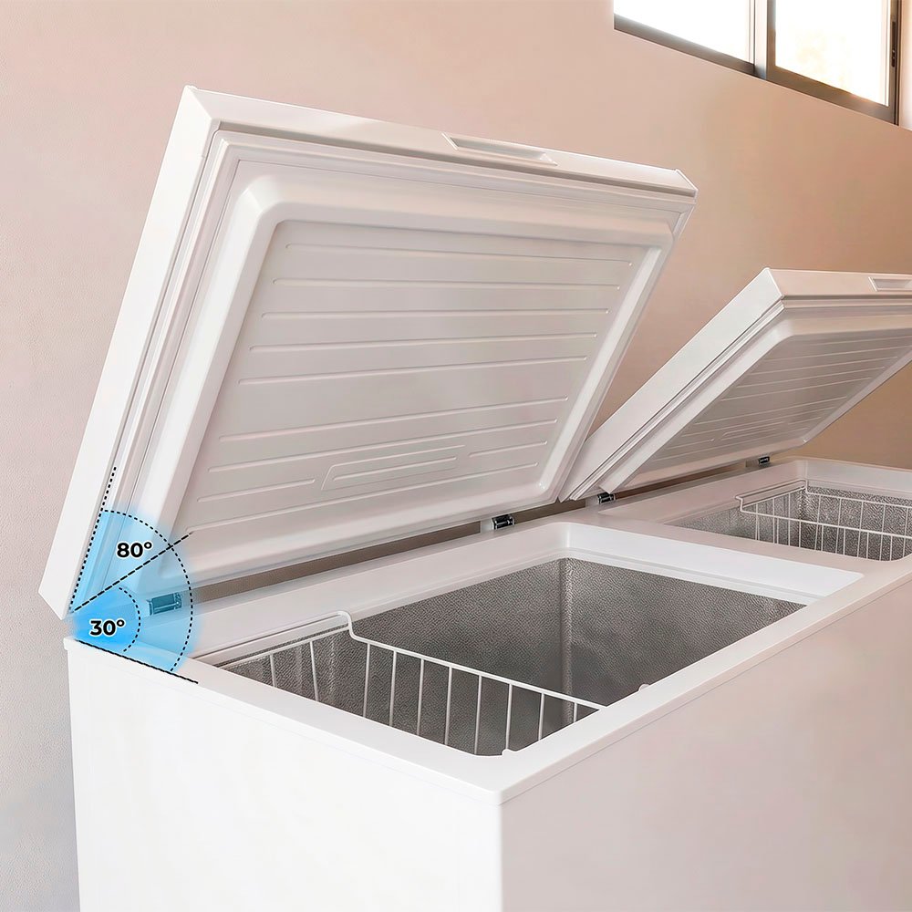 congélateur cecotec bolero coolmarket chest duo 508m white e Congélateur